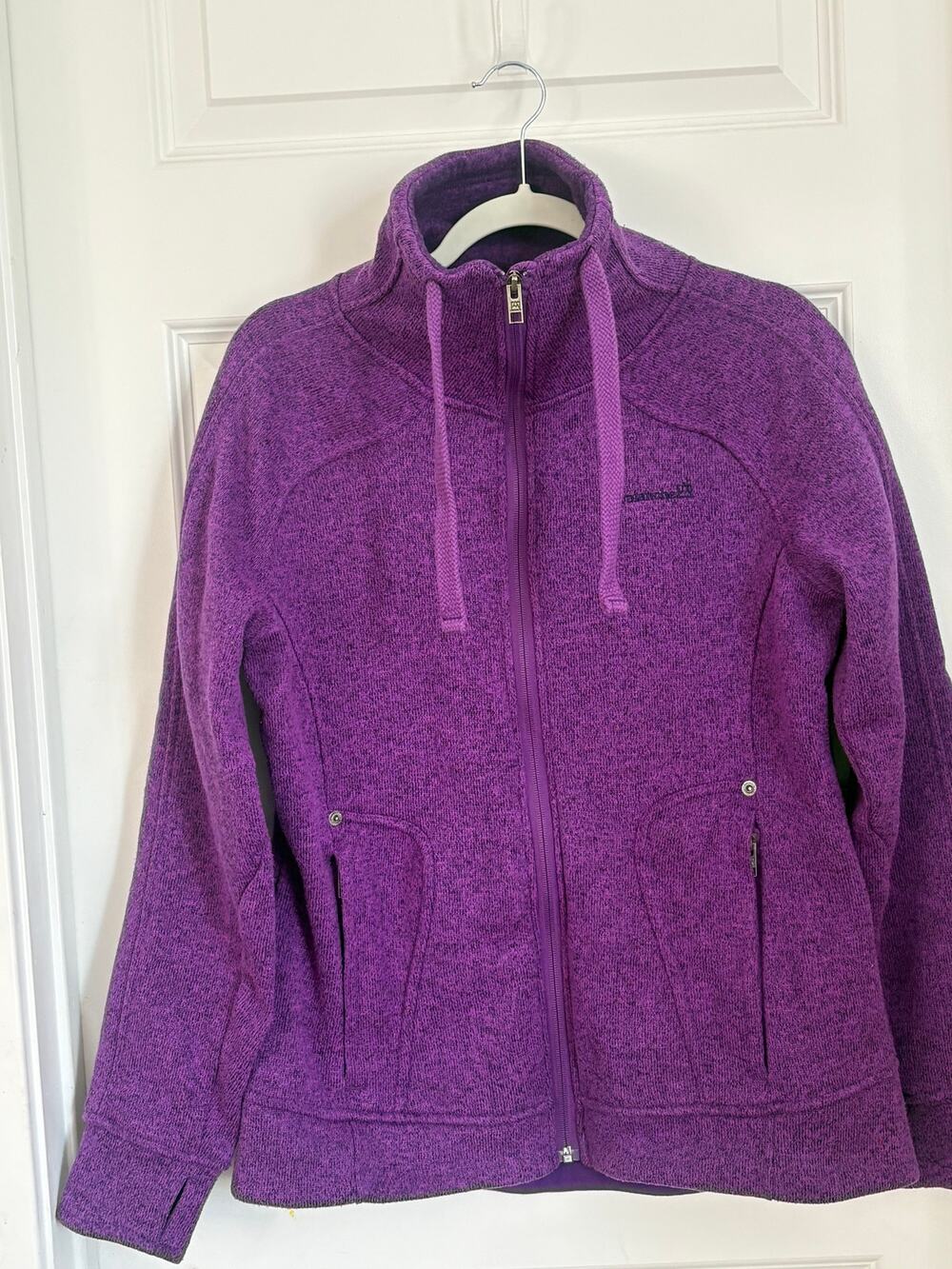 Avalanche Women’s Large Purple Full Zip Sweater Fleece Jacket Outdoor